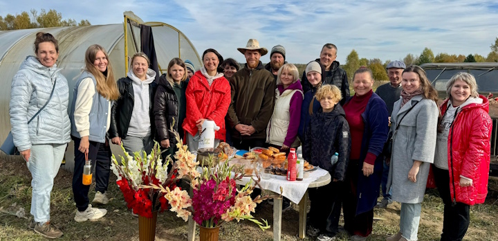 Участники Школы фермеров посетили семейное хозяйство Васениных!
