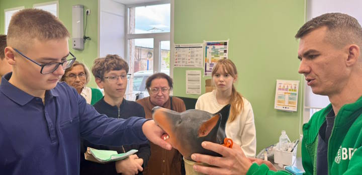 Агроклассники из Озёрновской средней школы посетили Университетский ветеринарный центр!