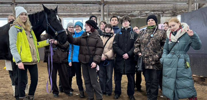 Ветеринарная практика у студентов третьего курса!