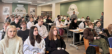 Кафедра прикладных биотехнологий провела интерактивную лекцию «Д. И. Менделеев и его роль в развитии российской науки»!